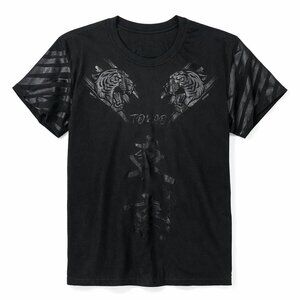 Fresh‎ Laundry Tokyo Graphic Mens L Black on Black Graphic Streetwear Japanese